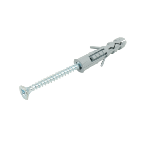 Klimas Expansion Plug With Countersunk Head Screw - KRX 6x35mm (80pcs)