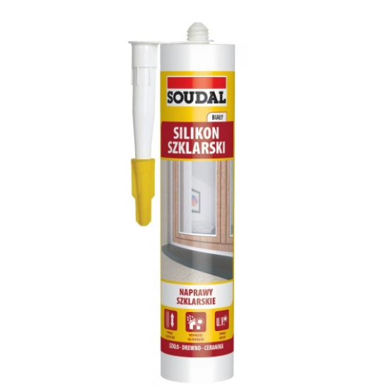 Soudal Glazing Silicone - White 280ml