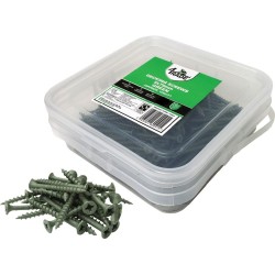 4mm x 50mm 4Trade Decking Screw Green Tub 500