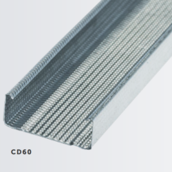 60mm Galvanised Steel Ceiling Lining Section CD-60 - 3000mm