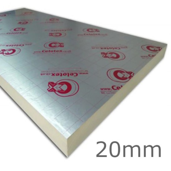Celotex TB4000 20mm PIR Insulation Board - TB4020