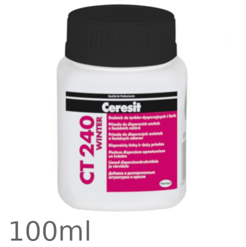 Ceresit CT240 Winter Additive for Wet Renders and Paints 100ml