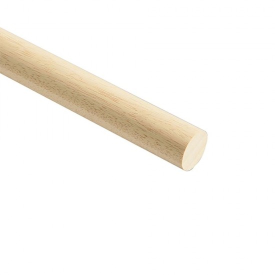 12mm x 2400mm Cheshire Mouldings Light Hardwood Dowel