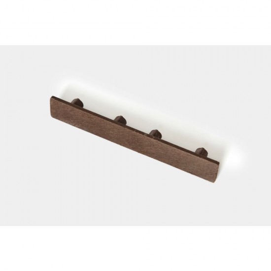 165mm x 65mm x 135mm Composite Prime End Caps XS Range Walnut (Pack of 20)