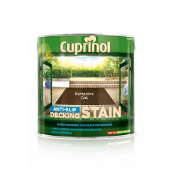 Cuprinol Anti Slip Decking Stain Hampshire Oak 2.5L