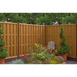 48 x 2700mm Durapost Classic Fence Post Sepia Brown Home Delivered