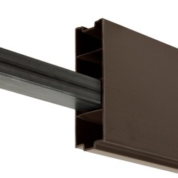 1830mm Durapost Composite Gravel Board Sepia Brown Home Delivered