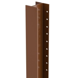 48 x 2400mm Durapost Classic Fence Post Sepia Brown Home Delivered