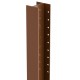 48 x 2400mm Durapost Classic Fence Post Sepia Brown Home Delivered