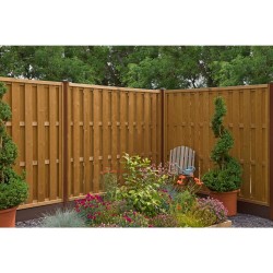 48 x 2400mm Durapost Classic Fence Post Sepia Brown Home Delivered