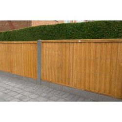 6ft x 4ft (1.83m x 1.22m) Forest Garden Closeboard Fence Panel Dip Treated