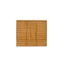 6ft x 5ft (1.83m x 1.52m) Forest Garden Trade Lap Dip Treated Fence Panel
