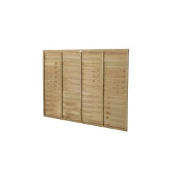 6ft x 5ft (1.83m x 1.52m) Forest Garden Super Lap Pressure Treated Fence Panel