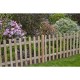 6ft x 3ft (1.83m x 0.9m) Forest Garden Pressure Treated Ultima Pale Picket Fence Panel (Pack of 4)