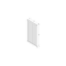 Forest Garden Decibel Noise Reduction Gate 6ft (1.8m High)