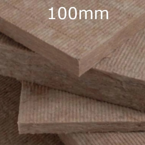 100mm Knauf Rocksilk RS45 Universal Insulation Slab (pack of 5)