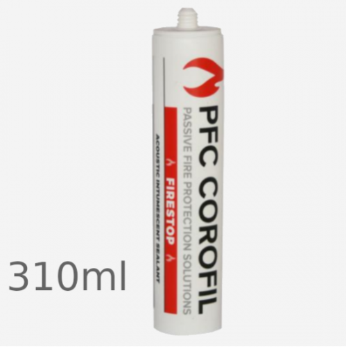 PFC Corofil Acoustic Intumescent Mastic Sealant FIRESTOP 310ml