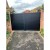 3250 x 1800mm Canterbury Double Swing Flat Top Driveway Gate with Vertical Solid Infill (Black)