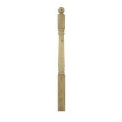 82mm x 82mm x 1195mm Richard Burbidge Colonial Newel Post