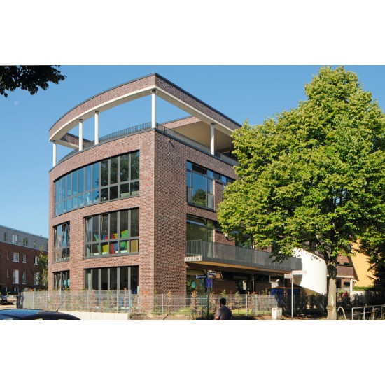 Roben Adelajda Burgundy Grooved Clinker Brick