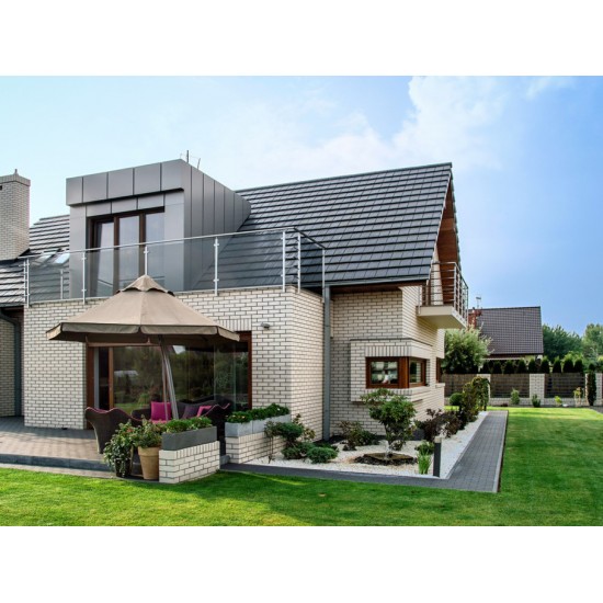 Roben Oslo Pearl and White Smooth Clinker Brick