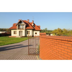 Roben Melbourne Red Grooved Clinker Tile