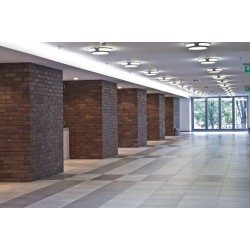 Roben Adelajda Burgundy Grooved Clinker Tile