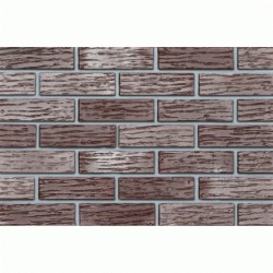Roben Adelajda Burgundy Grooved Clinker Tile