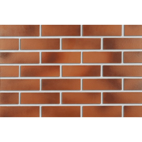 Roben Darwin Red and Brown Smooth Clinker Tile