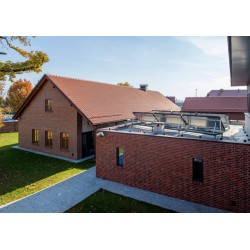 Roben Darwin PEXLDF Red and Brown Smooth Clinker Tile