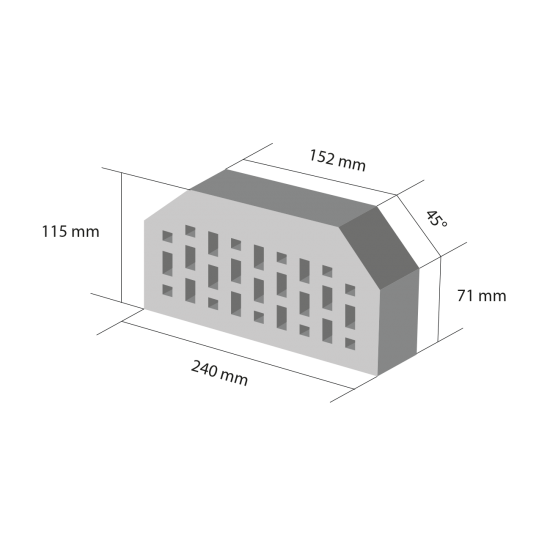 Roben Shaped Brick Type 302