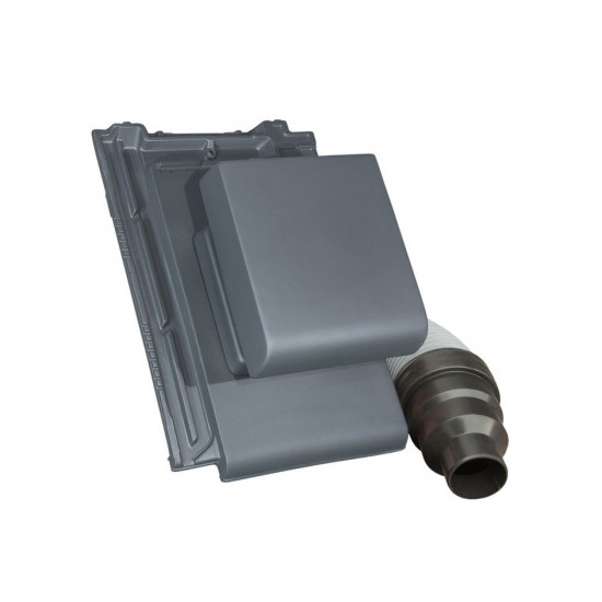 Roben Bergamo Ceramic and Conglomerate Plumbing Vent with Connecting Pipe