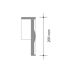 Roben Bergamo End Of The Ridge Tile, Finishing 260 x 200mm