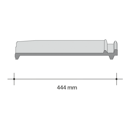 Roben Bornholm Ventilation Tile 444 x 282mm