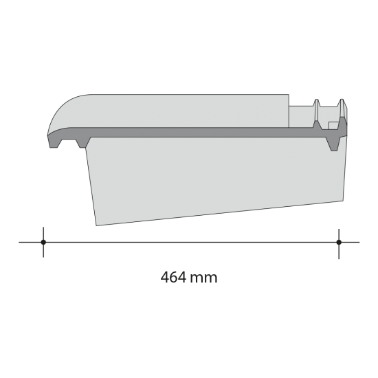 Roben Monzaplus Extreme Right Tile 464 x 304mm