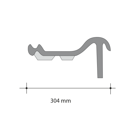 Roben Monzaplus Extreme Right Tile 464 x 304mm