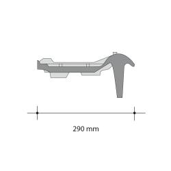 Roben Piemont Extreme Right Tile 290mm