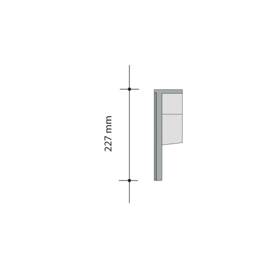 Roben The End of Ridge Tile, Finishing 275 x 227mm