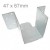 Mini Mini Joist Hanger 47 x 67mm