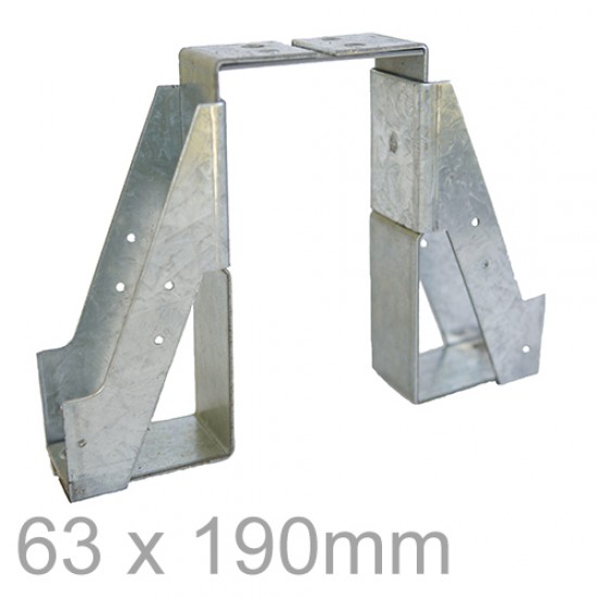 Welded Straddle Hanger 63 x 200mm, 100ST