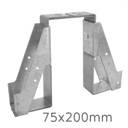 Welded Straddle Hanger 75 x 200mm, 100ST