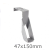 47 x 150mm Masonry Return Hanger R215mm