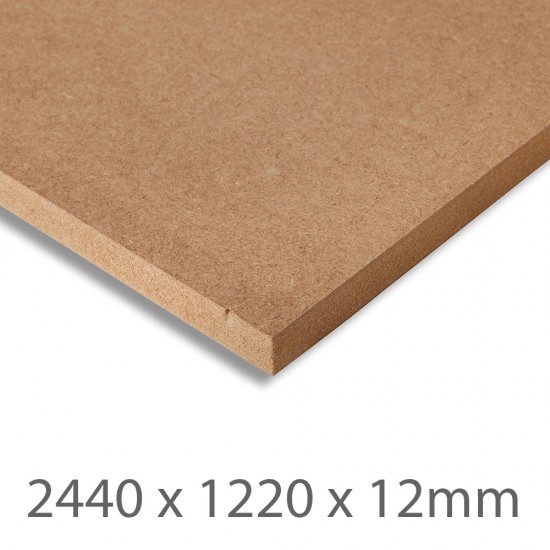 2440 x 1220 x 12mm Standard MDF Board