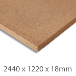 2440 x 1220 x 18mm Standard MDF Board
