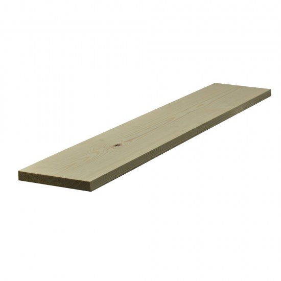 25mm x 175mm Redwood Planed Timber Standard (Finished Size 20.5mm x 169mm)