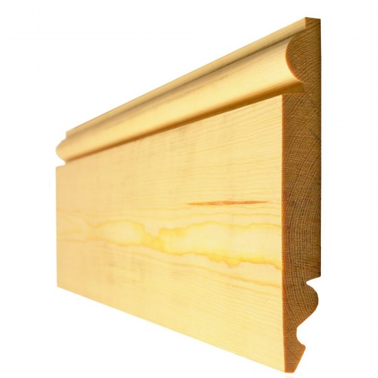 25mm x 175mm Skirting Board Timber Torus/Ogee - Standard