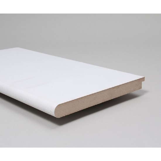 25 x 244mm X 2.44m MDF Painted Truprofile Window Board