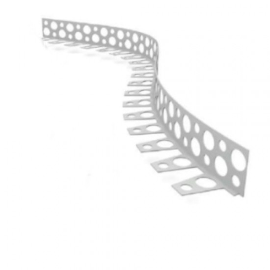 Flexible PVC Render Corner Bead for EWI, Arches and Curved Walls 2.5m